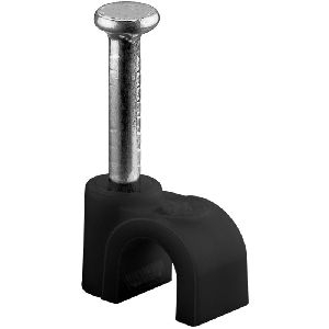 Goobay 64677 Kabelschelle 4 mm, schwarz :