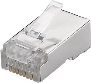 Goobay 93829 RJ45 Stecker, CAT 6 STP geschirmt VPE Bulk Mindestbestellmenge 10
