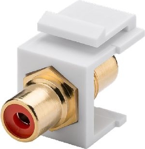 Goobay 79669 Keystone Modul Cinch/RCA Farbversion: Rot