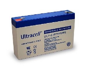 Ultracell 46759 Bleiakku 6 V, 7 Ah (UL7-6) VPE Bulk Mindestbestellmenge 1
