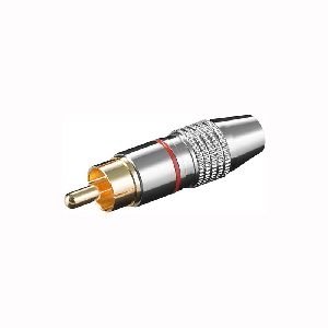 Goobay 11904 Cinch-Stecker Farbversion: Rot
