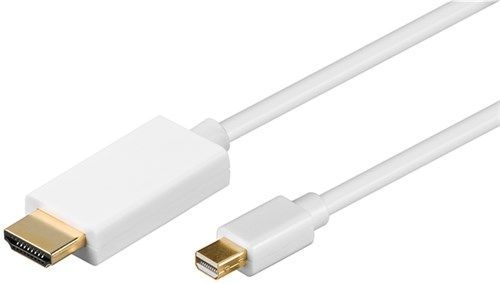 Goobay 52860 Mini DisplayPort™/HDMI™-Adapterkabel 1.2, vergoldet VPE Cable Tag Mindestbestellmenge 1