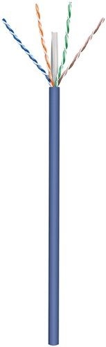Goobay 96096 CAT 6A Netzwerkkabel, U/UTP, blau VPE Cable spool-drum Mindestbestellmenge 1
