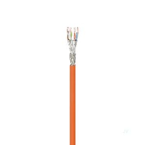 Goobay 91889 CAT 7A Netzwerkkabel, S/FTP (PiMF), orange